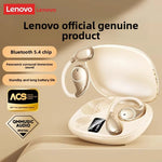 LENOVO TA320 TWS Earbuds Wireless bluetooth 5.4 Earphone 14.2mm Large Moving Coil 360° Panoramic Sound Low Delay Digital Power Display Earhooks Sports Headphones