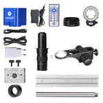 LinkMejor HY-5100 24MP Digital Microscope Camera 180X Lens HDM USB LED Ring Light for Mobile Phone Repair Soldering Tools