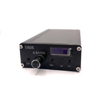 LinkMejor uSDX 6 Bands SDR Transceivers 80m 40m 20 17m 15m 10m QRP SSB/CW HF Transceivers 5W Aluminium Cover 0.9 Inch OLED Display