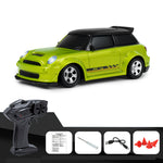 LinkMejor KF33 RTR 1/64 2.4G 4WD Mini Drift RC Car Sports LED Light High Speed On-Road Micro Racing Remote Control Vehicles Models Desktop Ornaments Toys