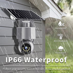 V380 6MP WIFI/4G AOV Solar Powered Security Camera Wireless Outdoor WiFi PTZ  Home HD Night Vision Motion Alarm Two Way Audio IP66 Waterproof Smart Home Surveillance Cameras