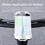 LinkMejor Road Bike Mountain Bike Silicone Phone Holder 4.7''-7.2'' Bicycle Phone Holder Bicycle Quick-release Mobile Phone Stand