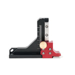 LinkMejor Aluminum Height Gauge 123x90mm Engraved Scale Precision Marking Tool Adjustable Mechanism Woodworking Engineering Accessories