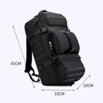 Xmund 20-35L Men Women Backpack Outdoor Hiking Camping Rucksacks Multifunctional Fitness Gym Shoulder Bags Large Capacity Travel Duffel Tote
