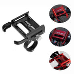 LinkMejor P30 Bike Holder Aluminum Alloy 360° Adjustable Sturdy Anti-fall 0.2kg Lightweight Handlebar Holder for Motorcycle Bicycle Scooter Bracket - Red