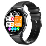 ET458 1.56-inch AMOLED Display ECG Micro-physical Examination Flashlight NFC bluetooth Call Heart Rate Blood Pressure Blood Oxygen Monitor Sleep Monitoring Breathing Training Fatigue Detection Metope Function Multi-sport Modes IP68 Waterproof Smart Watch
