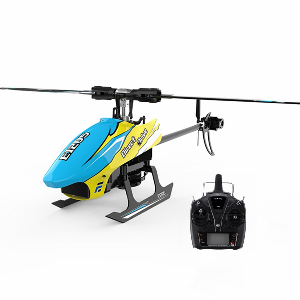 LinkMejor E120S 2.4G 6CH 3D6G System Brushless Direct Drive Flybarless RC Helicopter Compatible with FUTABA S-FHSS