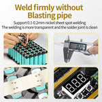 Spot Welder Kit Digital Control Board 2400A Peak Current 99 Adjustable Gears 8-24V High Precision Welding for 18650 Battery Nickel Sheets