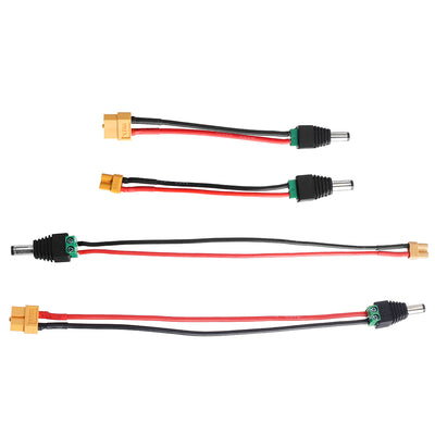 LinkMejor DC 5.5mm*2.5mm Female to Amass XT30/XT60 Female Connector Plug Cable for LinkMejor 6 in 1 PRO/ToolkitRC Charger