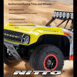 LinkMejor FSC18 for Ford Bronco RTR Fun-Haver EB 1/18 2.4G 4WD 40km/h Brushed RC Car Officially Licensed Ultra4 Racing Short Course Chassis Metal Differential Oil Shocks Drive Shafts LED Light Off-Road Truck Vehicles Models Toys