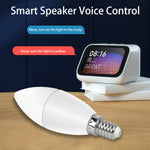 5W WiFi Smart Bulb E14 RGB+WW+CW Works With TUYA APP Alexa Compatible 2.4GHz Voice Control Energy Efficient LED
