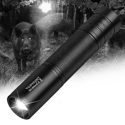 LinkMejor W3 5W LED 850nm 940nm Vcsel Infrared Flashlight IR Torch Zoomable Infrared Illuminator for Night Vision Scope Lights