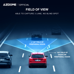 Azdome M01 PRO Dual Lens Dash Cam 1080P HD Wide-Angle Front and Rear Camera with Gravity Sensor Parking Monitoring ADAS