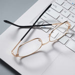 Crystal Glass Folding Reading Glasses Men Women HD Anti-Scratch Full Frame Presbyopic Eyewear