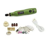 LinkMejor Charging 10W Grinding Machine Mini Wireless Variable Speed Rotary Tools Kit Engraver Pen for Milling Polishing