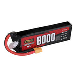LinkMejor Power 7.4V 8000mAh 60C 2S LiPo Battery XT60 Plug for RC Drone