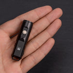 LinkMejor Aurora A3x 6063 Aluminum EDC Flashlight XP-G3 /Nichia 219C USB Rechargeable Waterproof Mini LED Keychain Light