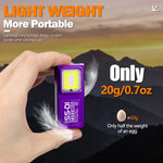 LinkMejor WS-SSD1 LED COB Mini Flashlight USB Rechargeable Mini Torch Portable EDC Working Light With Magnet Outdoor Emergency Hiking Fishing Lantern