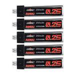5Pcs LinkMejor 3.7V 250mAh 30C/60C 1S Lipo Battery PH2.0 for Tiny Whoop TINY6 6X