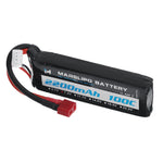 LinkMejor 7.4V 2200mAh 100C 2S Lipo Battery T Plug with XT60 Adapter for RC Models