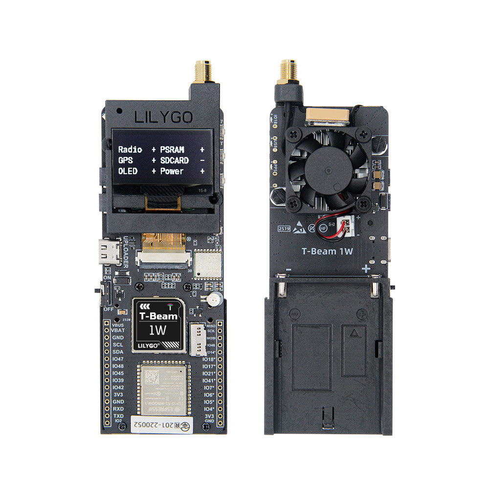 LinkMejor T-Beam 868MHz 1W ESP32-S3 LoRa GPS Module SX1262 1.3-Inch SH1106 OLED Wi-Fi & Bluetooth 5 AXP2101 F550 Battery Compatible