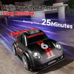 YLRC C6 Mini RC Drift Car with Dual Mode LED Lights Sound Optional HD Camera Screen Remote Control Smart Induction Following Children's Toys Gift Desktop Vehicles Models