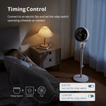 Zemismart SRS01-P2TW Tuya WiFi Relay Switch 2 Gang 10A per Channel Energy Monitoring Works with Alexa Smart Life App Remote Control Timer Requires Neutral Wire