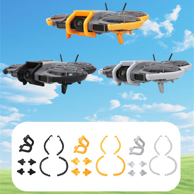 LinkMejor Propeller Bumper Body Protection Kit Scratch-Resistant Protective Cover Landing Gear Accessories for DJI NEO 2 RC Drone Quadcopter