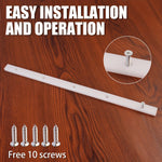 2PCS Table Saw Crosscut Sled Miter Bars with Pre-drilled Holes 3/4" x 3/8" x 17" Precise Woodworking Cuts Easy Installation