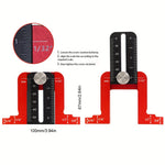 Aluminum Alloy Height Gauge Precision Measuring Tool Adjustable Depth Gauge for Table Saw Drill Press and Woodworking with Dual Metric and Imperial Scales Laser Etched Clear Markings