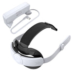 LinkMejor TY-3878 Adjustable Battery Head Strap Replacement with 18500mWh Battery Pack Helmet Headband Charger for Meta Quest 3S VR Accessories