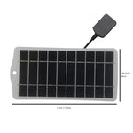 2.5W 5V Solar Panel Charger High Efficiency Monocrystalline Silicon Waterproof USB Output Portable Solar Power Bank 20.5 Conversion Rate Outdoor Essentials
