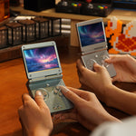 [16+128G] Anbernic RG SP 7000+ Games 3.4-inch IPS Screen Retro Handheld Game Console H700 Quad Core 5G WiFi bluetooth 4.2 Built-in Hall Magnetic Switch Foldable Classic Gaming Portable Flip Player Console