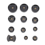 Professional Watch Repair Tool Kit 12pcs Watch Case Press 18mm to 50mm Alloy Material for Quartz Mechanical Watch Maintenance Assembly Required