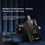 KWS-DC28 Current Voltage Tester 4-30V 12A Digital Ammeter 0.96-inch TFT Display High Precision Compatible with DC Devices