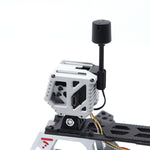 LinkMejor Camera CNC Holder Fixed Bracket Seat Safe Mount for DJI O3 Air Unit FPV Racing Drone