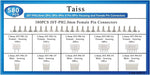 580PCS JST-PH2.0mm Pitch 2P3P4P5P6P Plastic Shell Straight Pin Base Connector Terminal