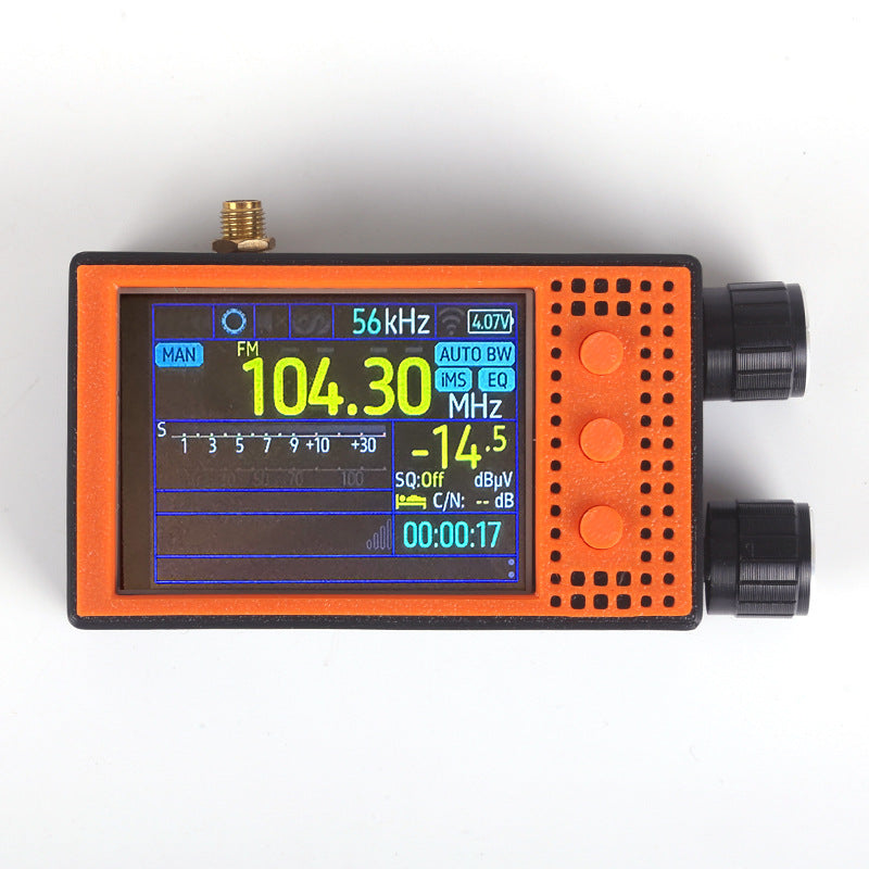 ESP32-WROOM-32U 2.8 Inch IPS Full Band Digital Radio FM SW MW LW WiFi Bluetooth 5000mAh Type-C SMA Antenna Portable Speaker