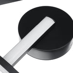 Triangle/Square/Round Black Modern LED Acrylic Ceiling Light Brief Lamp Surface Mount Fixture Light