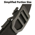 120cm Men's Tactical Nylon Belt Shooting Training Holster Simple Automatic Buckle Pant Waistband for Outdoor Leisure Sports Work