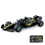 LinkMejor HG4-234 RTR 1/64 2.4G Mini RC Car F1 Formula Racing Alloy Shell Three Speed Support App Remote Control LED Light Highly Simulated Classic Desktop Vehicles Models Toys Collection Gift for Children