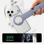 LinkMejor LP962 Magnetic Phone Stand N52 Magnet Aluminum Alloy Tripod Desk Stand Selfie Stick Adjustable Portable for iPhone 17 16 15 14 MagSafes Android Phone Tripod Mount
