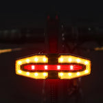 LinkMejor Bike Taillight 5 Light Modes USB-C Rechargeable Waterproof Wear-resistant Bicycle Rear Light with Remote Control for Night Cycling