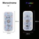 LinkMejor Touch Light Mini Wireless Car Interior Lighting Auto Roof Ceiling Reading Lamp for Door Foot Trunk Storage Box USB Charging