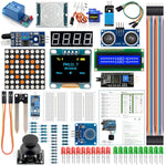 LinkMejor® Module Sensor Kit For Arduino with 0.96" OLED 1602 LCD Display Relay Servo Motor DHT11 for Starter Projects