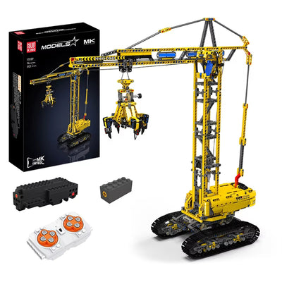 Mould King 17059 Technical Truck Toys APP&RC Crawler Crane Model Building Block Assembly Kit Compatible With 42042 Brick Kids Christmas Gift