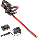 [USA Direct] ECOMAX ELG06 18V 22-Inch Cordless Hedge Trimmer Ideal for Pruning Branches in Your Backyard, Garden Hedge Trimmer with 2.0AH Battery & Charger