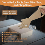 Ergonomic Hand Shaped Push Stick Table Saw Safety Tool MDF Wood Non Slip Design for Precision Woodworking Miter Saw Router Table Jointers