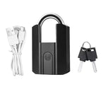 LinkMejor J916 Smart Bluetooth Fingerprint Padlock APP TT Electronic Lock IP67 Waterproof for Home Office Luggage and Outdoor Security