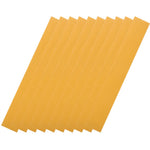 Zero Gap Woodworking Tape for More Accurate Cuts On Miter Saw Table Saw PVC Self Adhesive Strips for Positioning Wood Cutting 2 x 14 Inch Yellow 10 Pcs